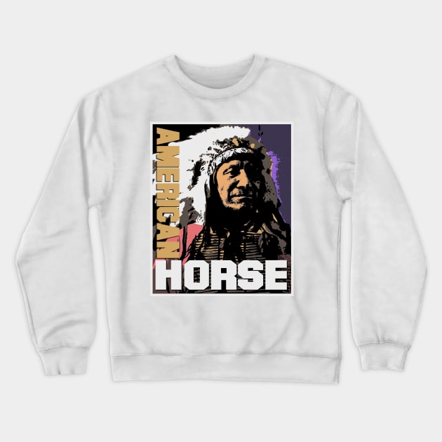 American Horse-2 Crewneck Sweatshirt by truthtopower